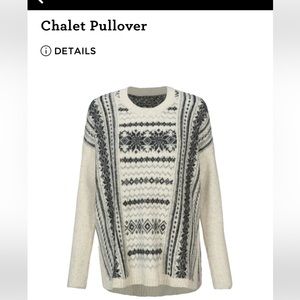 Cabi chalet sweater size small